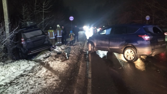 В Касимово столкнулись две легковушки